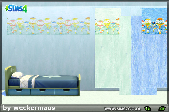 Sims 4 Balloon wallpaper by weckermaus at Blacky’s Sims Zoo