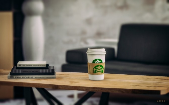 Sims 4 STARBUCKS PAPER CUP at Alachie & Brick Sims
