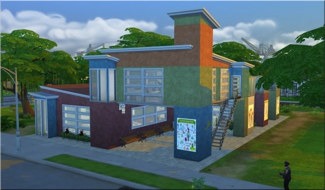 Sims 4 Elementary School by Moni at ARDA
