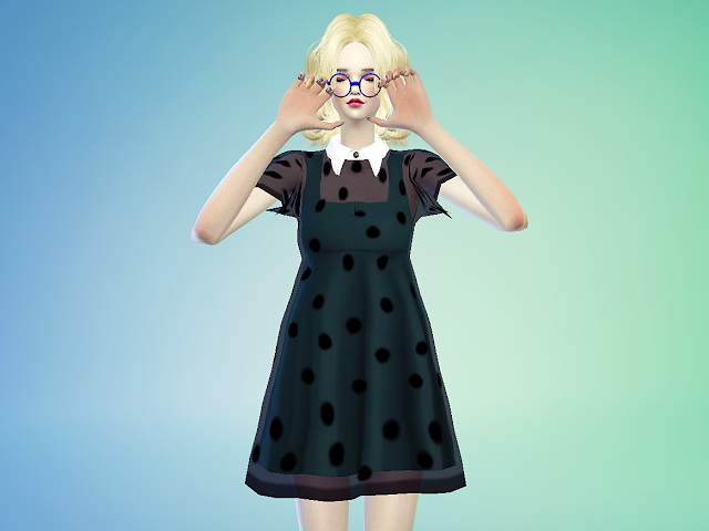Sims 4 Dot onepiece (acc + dress) at Marigold