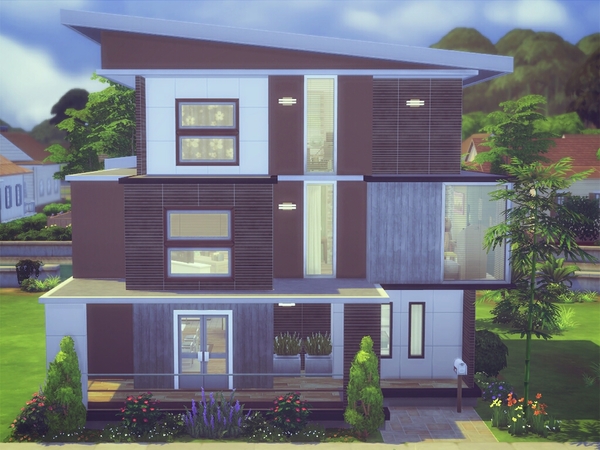 Sims 4 Hans house by Alan is at TSR