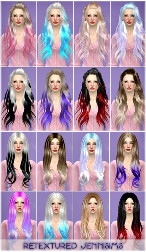 Sims 4 Alesso & SkySims Hairs retextured at Jenni Sims