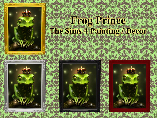 Sims 4 Frog Prince Painting at NG Sims3
