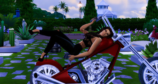 Sims 4 Motorcycle Poses by Dreacia at My Fabulous Sims
