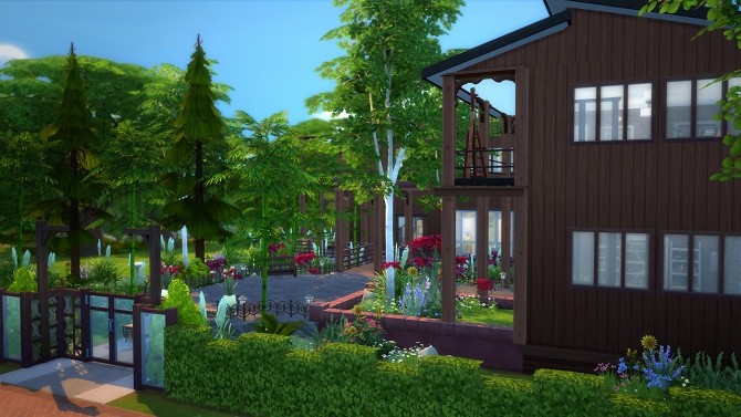 Sims 4 Willow Spleen house at Fezet’s Corporation
