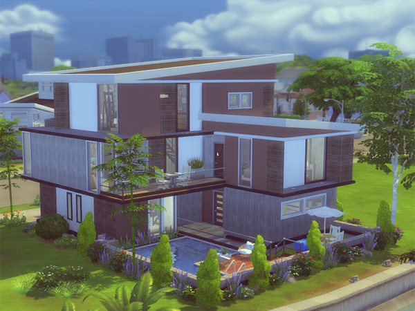 Sims 4 Hans house by Alan is at TSR