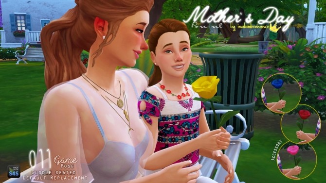 Sims 4 Mothers day posepack at In a bad Romance