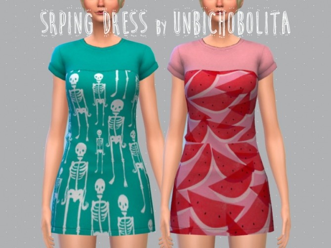 Sims 4 Spring dress at Un bichobolita