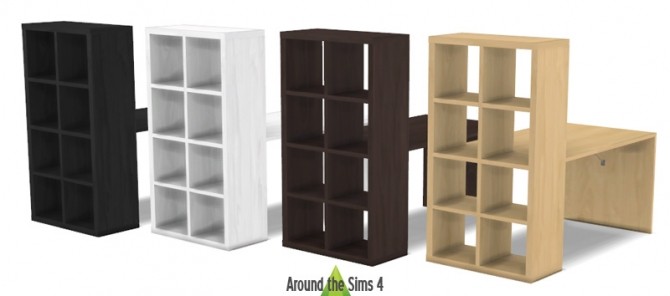 Sims 4 IKEA like Expedit/Kallax Furniture at Around the Sims 4