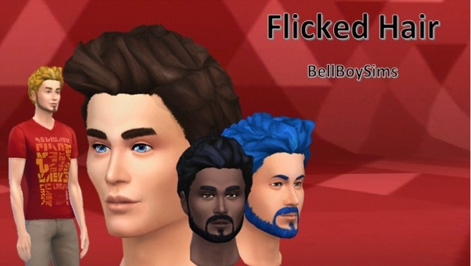 Sims 4 Flicked Hair by BellBoySims at Mod The Sims