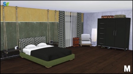 Nebula bedroom set at Mango Sims