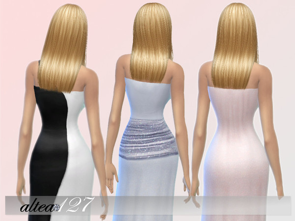 Sims 4 Rose dress by altea127 at TSR