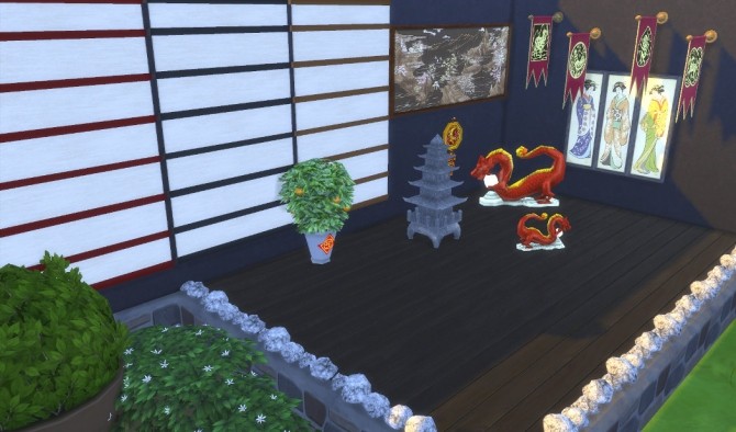Sims 4 Asian Deco Goodies at Leander Belgraves