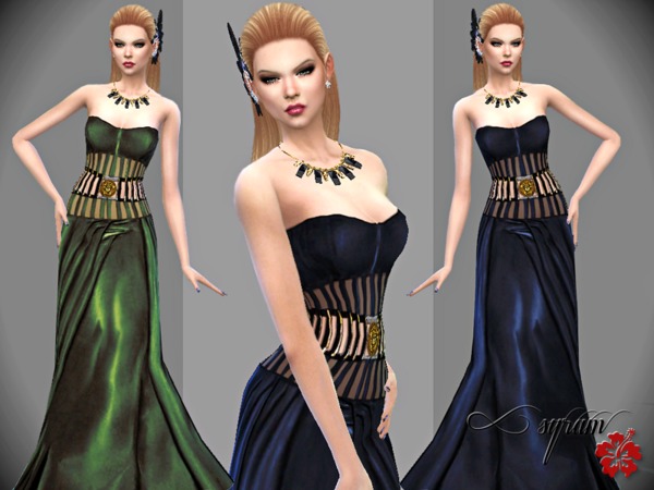 Sims 4 Corset VGown by EsyraM at TSR