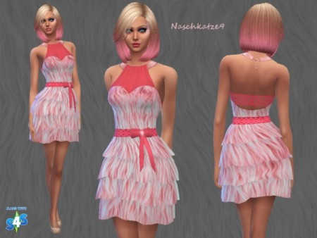 Pink Fell dress by naschkatze9 at TSR