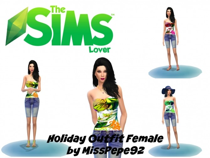 Sims 4 Holiday Outfit by MissPepe92 at The Sims Lover