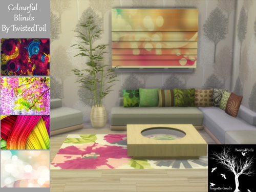 Sims 4 Patterned Blind Set 2 at TwistedFoil