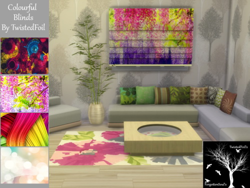 Sims 4 Patterned Blind Set 2 at TwistedFoil