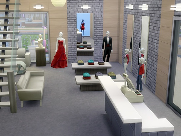 Sims 4 Jennies Boutique by yvonnee at TSR