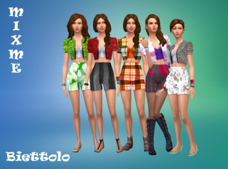 MixMe outfits by Biettolo at The Sims Lover