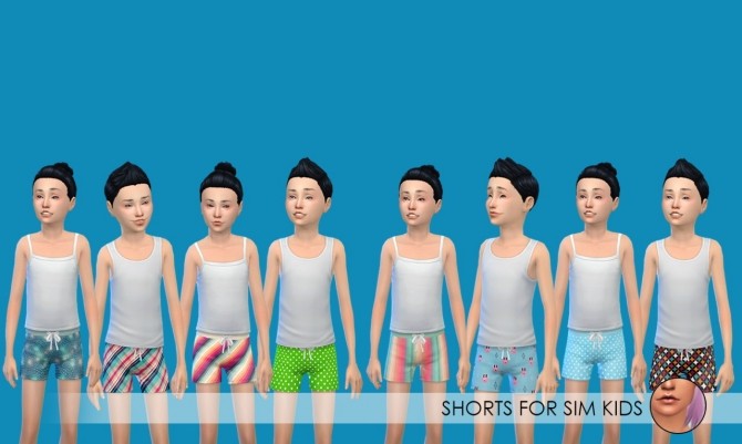 Sims 4 Blazers + shorts for kids at Erica Loves Sims
