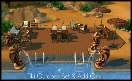 Tiki Outdoor Set & Add Ons by Elias943 at TSR