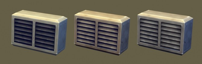 Sims 4 Vents (wall air conditioners) at Jool’s Simming