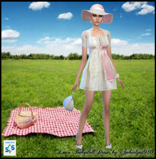 Sims 4 Lace Babydoll Set at Amberlyn Designs