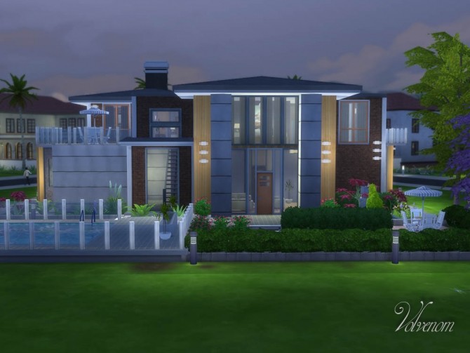 Sims 4 EnterPrice House by Volvenom at Mod The Sims