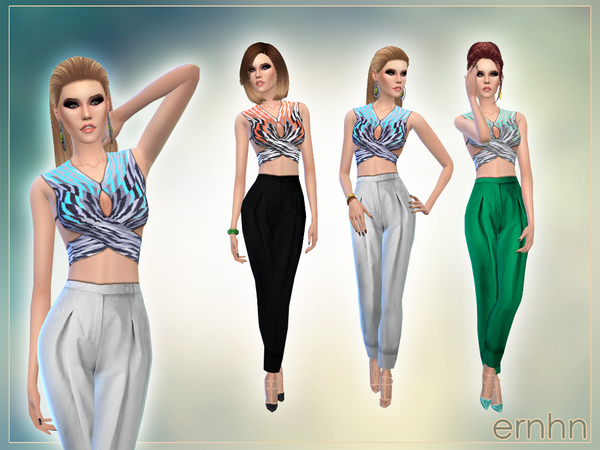 Sims 4 Street Fashion Set by ernhn at TSR