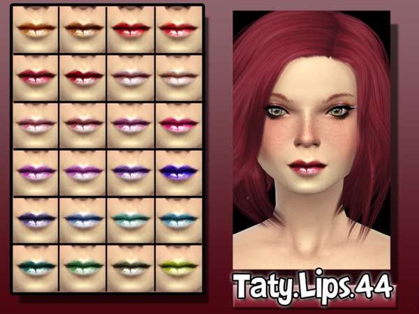 Sims 4 Lips 44 by tatygagg at TSR