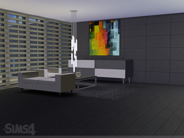 Sims 4 First Light livingroom by Bobur at TSR