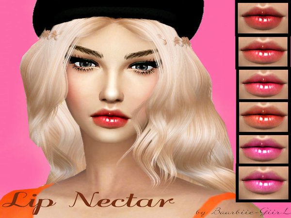 Sims 4 Lip Nectar by Baarbiie GiirL at TSR