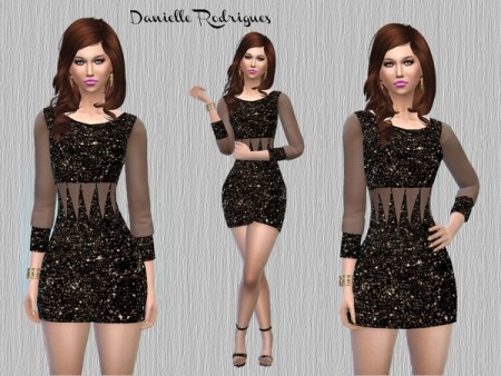 Dress Brilho Charmme Dani’s by danielle rodrigues at TSR