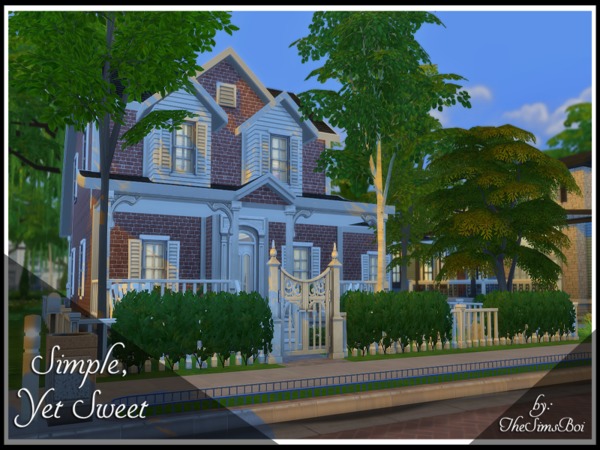 Sims 4 Simple, Yet Sweet by TheSimsBoi at TSR