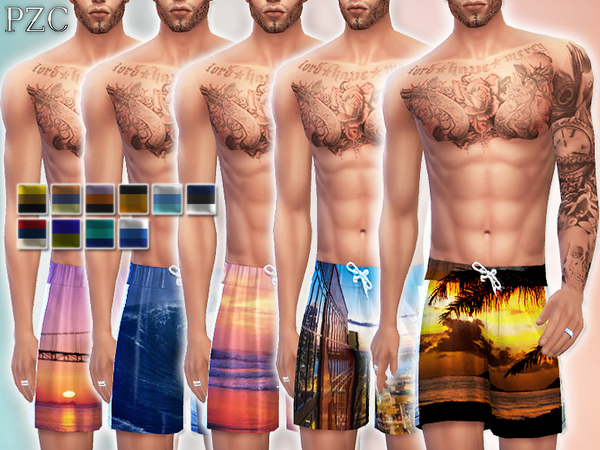 Sims 4 Movinup swimwear by Pinkzombiecupcakes at TSR