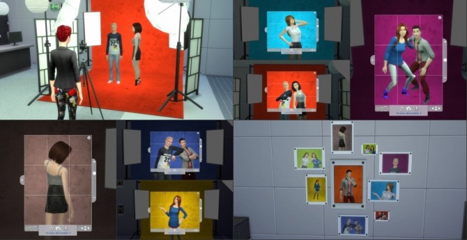 Sims 4 Rainbow Photostudio at Tukete