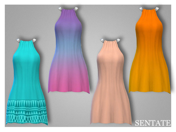 Sims 4 Bijou Dress by Sentate at TSR