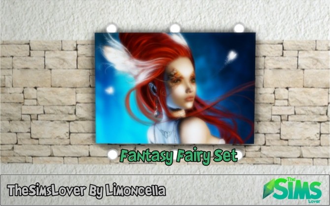 Sims 4 Fantasy Fairy set 	by Limoncella at The Sims Lover