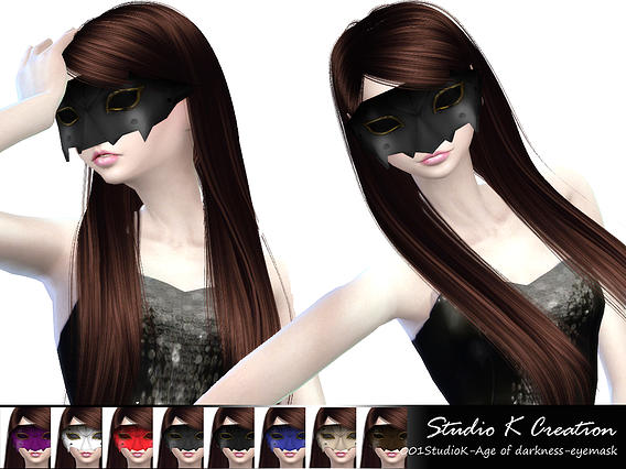 Sims 4 Half Mask Cc