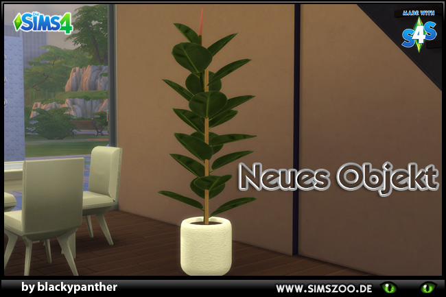 Sims 4 Ficus tree by blackypanther at Blacky’s Sims Zoo