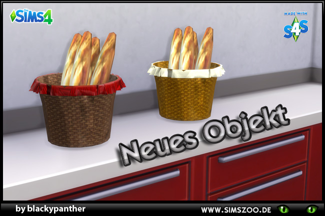 Sims 4 Bakery set breadbasket by blackypanther at Blacky’s Sims Zoo
