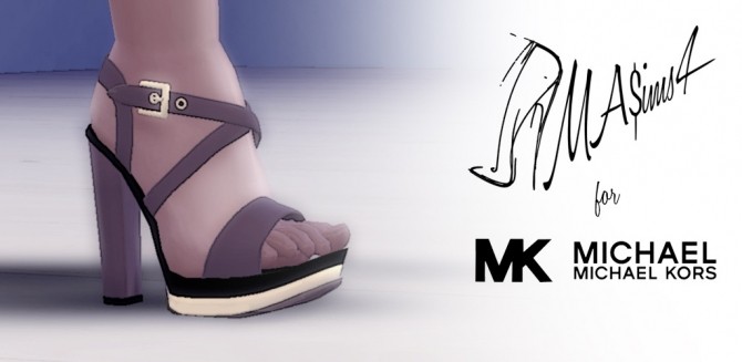 Sims 4 M.K. Sandals by MrAntonieddu at MA$ims3