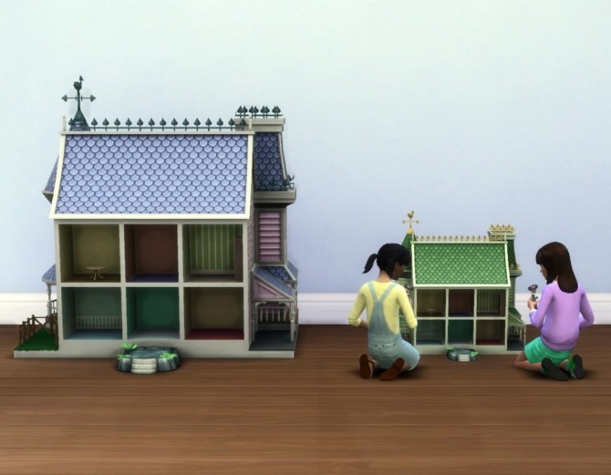 Sims 4 Small Victorian Dollhouse by plasticbox at Mod The Sims