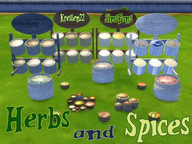Sims 4 Herbs & Spices by Kresten 22 at Sims Fans