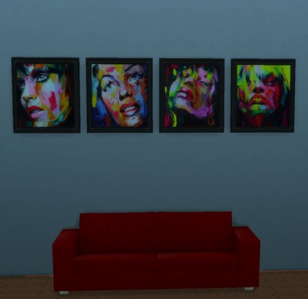 Hey Gorgeous paintings by mojo007 at Mod The Sims