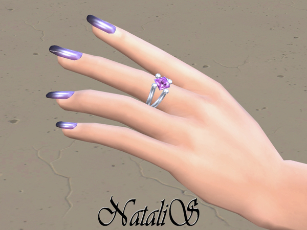 Sims 4 Gentle crystal ring recolors by NataliS at TSR