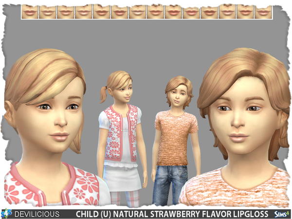 Sims 4 Fruit Flavored Lipgloss Set by Devilicious at TSR