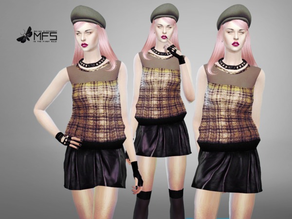 Sims 4 MFS Ginny Outfit by MissFortune at TSR
