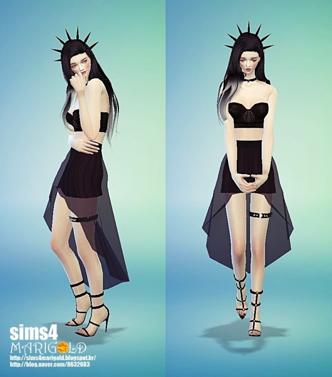 Sims 4 Unbalance skirts at Marigold